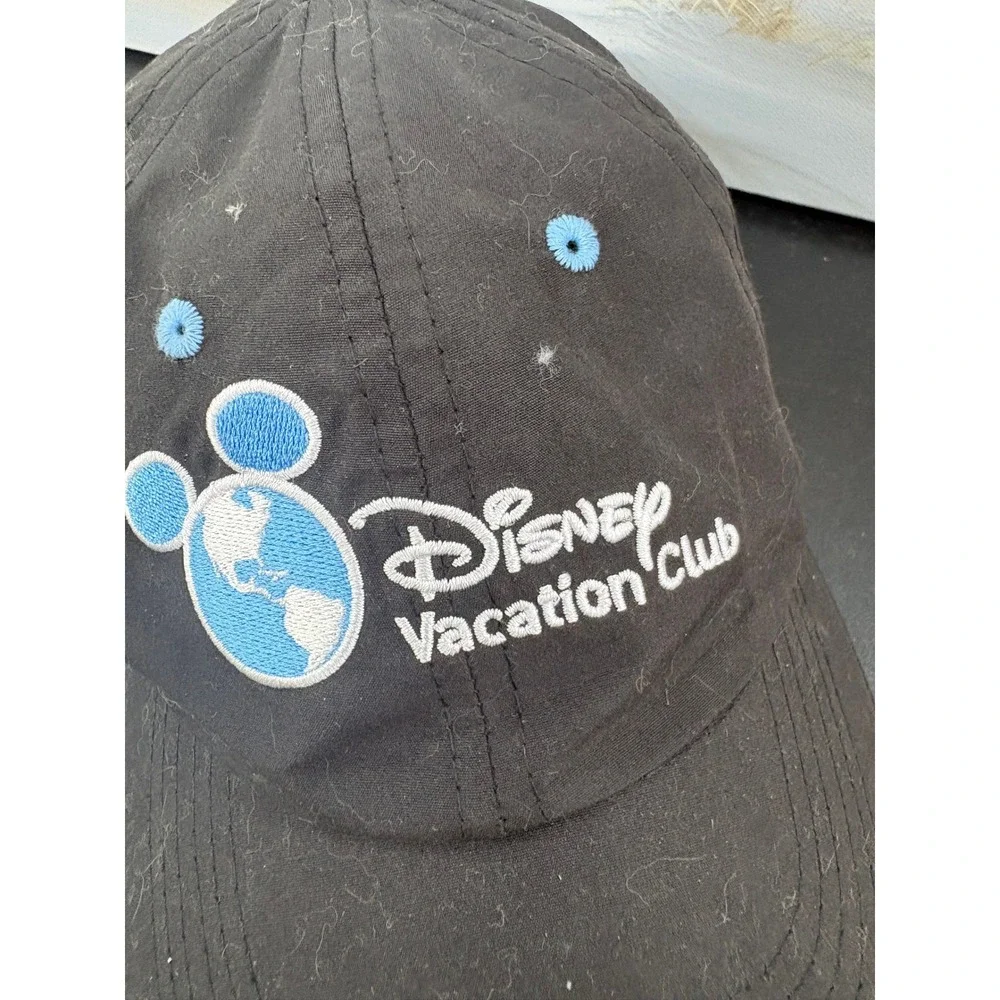 Disney Vacation Club Member Hat Black Blue Adjustable Baseball Cap